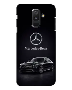 Чохол для Samsung Galaxy A6 Plus 2018 (A605) з картинкою «Mercedes — решітка радіатора»