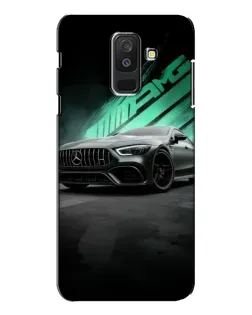 Чохол для Samsung Galaxy A6 Plus 2018 (A605) з картинкою «Темний Mercedes AMG»