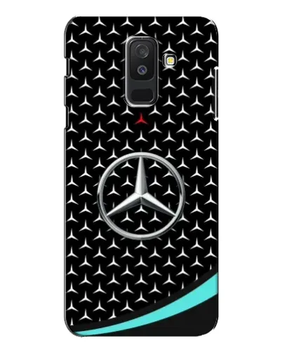 Чохол для Samsung Galaxy A6 Plus 2018 (A605) з картинкою «Mercedes — бірюзовий акцент»