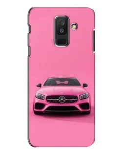 Чохол для Samsung Galaxy A6 Plus 2018 (A605) з картинкою «Рожевий Mercedes AMG»