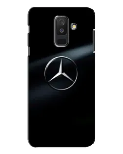 Чохол для Samsung Galaxy A6 Plus 2018 (A605) з картинкою «Mercedes на металі»