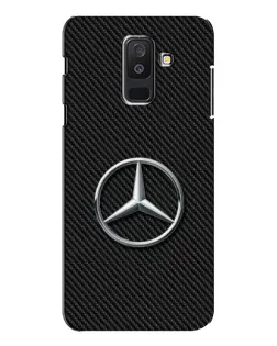 Чохол для Samsung Galaxy A6 Plus 2018 (A605) з картинкою «Карбоновий Mercedes стиль»