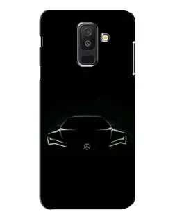 Чохол для Samsung Galaxy A6 Plus 2018 (A605) з картинкою «Mercedes — силует авто»