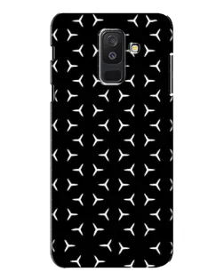 Чохол для Samsung Galaxy A6 Plus 2018 (A605) з картинкою «Mercedes паттерн зірок»