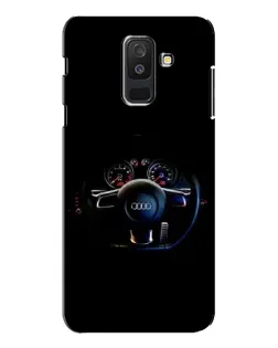 Чехол для Samsung Galaxy A6 Plus 2018 (A605) с картинкой «Салон Audi — руль» Чехол для Samsung Galaxy A6 Plus 2018 (A605) с картинкой «Салон Audi — руль»