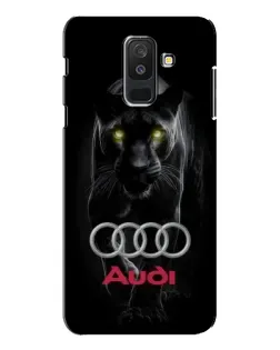 Чехол для Samsung Galaxy A6 Plus 2018 (A605) с картинкой «Пантера и Audi»
