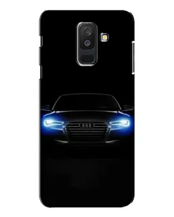 Чехол для Samsung Galaxy A6 Plus 2018 (A605) с картинкой «Audi в неоне»