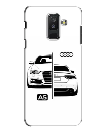Чехол для Samsung Galaxy A6 Plus 2018 (A605) с картинкой «Audi — контрастный дизайн» Чехол для Samsung Galaxy A6 Plus 2018 (A605) с картинкой «Audi — контрастный дизайн»