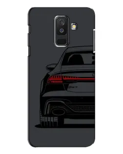 Чехол для Samsung Galaxy A6 Plus 2018 (A605) с картинкой «Задняя часть Audi — арт»