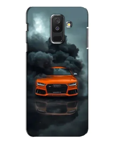 Чехол для Samsung Galaxy A6 Plus 2018 (A605) с картинкой «Audi в облаках дыма» Чехол для Samsung Galaxy A6 Plus 2018 (A605) с картинкой «Audi в облаках дыма»