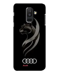 Чехол для Samsung Galaxy A6 Plus 2018 (A605) с картинкой «Графика — пантера и Audi»
