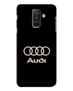 Чехол для Samsung Galaxy A6 Plus 2018 (A605) с картинкой «Audi — золотой логотип»