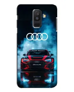 Чехол для Samsung Galaxy A6 Plus 2018 (A605) с картинкой «Audi Sport — неон»