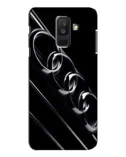 Чехол для Samsung Galaxy A6 Plus 2018 (A605) с картинкой «Audi — абстрактные кольца»