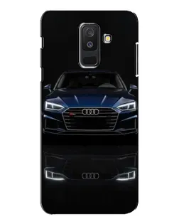 Чехол для Samsung Galaxy A6 Plus 2018 (A605) с картинкой «Audi — ночное отражение»
