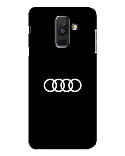 Чехол для Samsung Galaxy A6 Plus 2018 (A605) с картинкой «Audi White Logo»