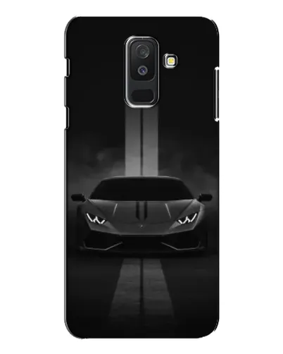 Чехол для Samsung Galaxy A6 Plus 2018 (A605) с картинкой «Lamborghini симметрия дорог»