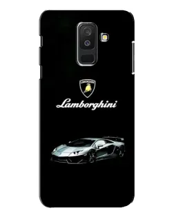 Чехол для Samsung Galaxy A6 Plus 2018 (A605) с картинкой «Логотип Lamborghini классика»