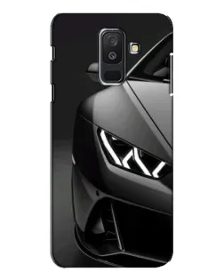 Чехол для Samsung Galaxy A6 Plus 2018 (A605) с картинкой «Lamborghini фары детализация»