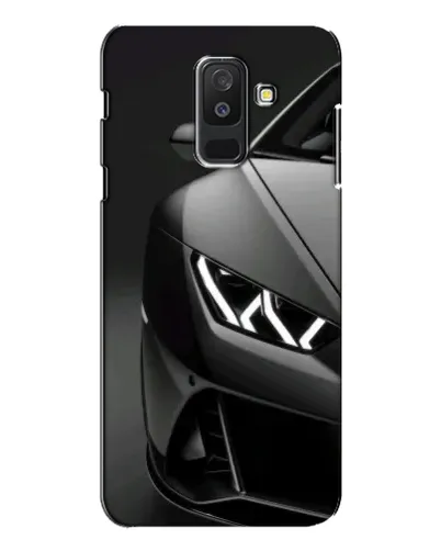 Чехол для Samsung Galaxy A6 Plus 2018 (A605) с картинкой «Lamborghini фары детализация»