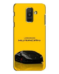 Чехол для Samsung Galaxy A6 Plus 2018 (A605) с картинкой «Lamborghini Huracan черный»
