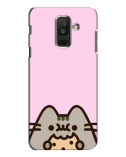 Чехол для Samsung Galaxy A6 Plus 2018 (A605) с картинкой «Pusheen и печенье» Чехол для Samsung Galaxy A6 Plus 2018 (A605) с картинкой «Pusheen и печенье»