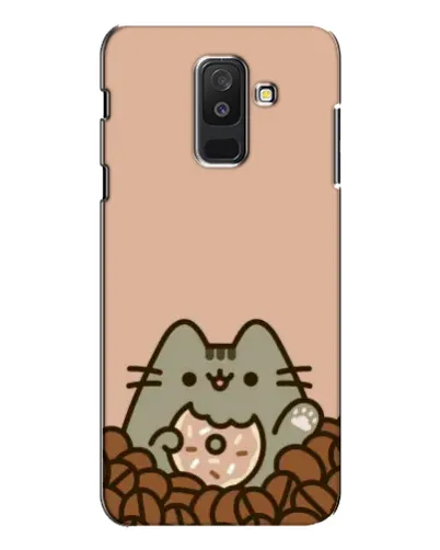 Чехол для Samsung Galaxy A6 Plus 2018 (A605) с картинкой «Кофейный Пушин»