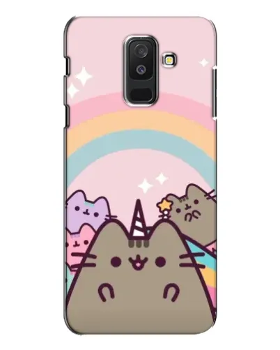 Чехол для Samsung Galaxy A6 Plus 2018 (A605) с картинкой «Единорог Pusheen»