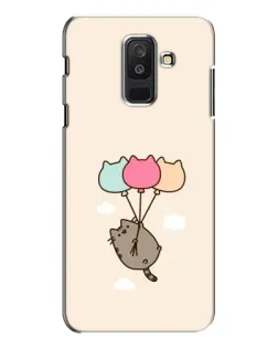 Чехол для Samsung Galaxy A6 Plus 2018 (A605) с картинкой «Пушин на шариках»