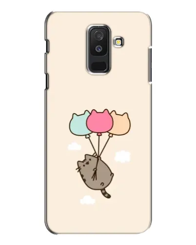 Чехол для Samsung Galaxy A6 Plus 2018 (A605) с картинкой «Пушин на шариках»