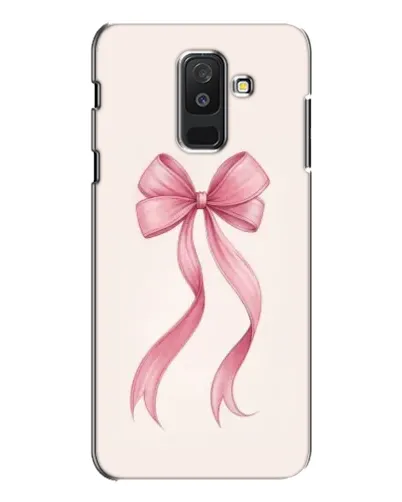 Чехол для Samsung Galaxy A6 Plus 2018 (A605) с картинкой «Розовый бант»
