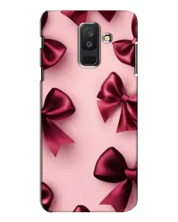 Чехол для Samsung Galaxy A6 Plus 2018 (A605) с картинкой «Бордовый атлас»