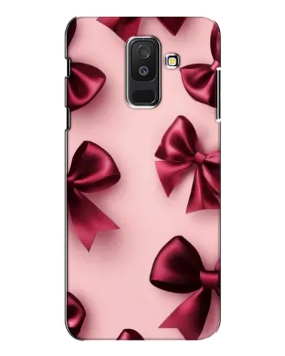 Чехол для Samsung Galaxy A6 Plus 2018 (A605) с картинкой «Бордовый атлас»