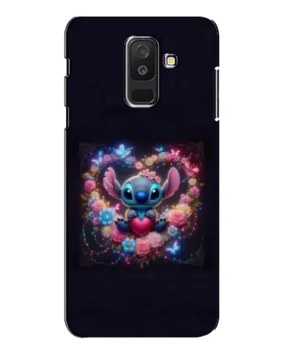 Чехол для Samsung Galaxy A6 Plus 2018 (A605) с картинкой «Stitch в цветах» Чехол для Samsung Galaxy A6 Plus 2018 (A605) с картинкой «Stitch в цветах»