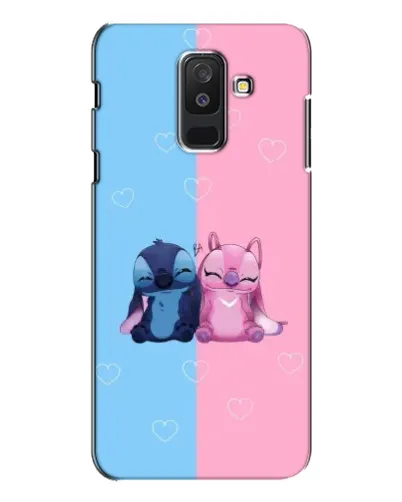 Чехол для Samsung Galaxy A6 Plus 2018 (A605) с картинкой «Stitch и Angel Love» Чехол для Samsung Galaxy A6 Plus 2018 (A605) с картинкой «Stitch и Angel Love»