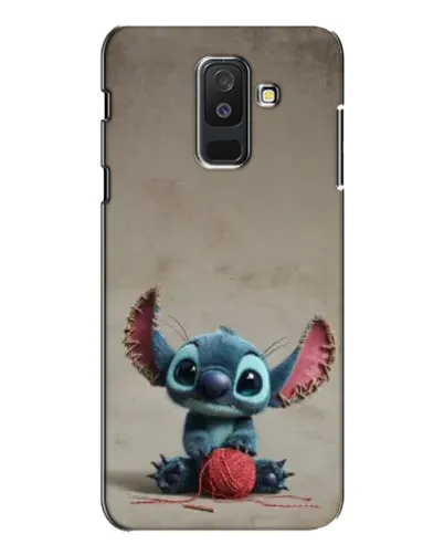 Чехол для Samsung Galaxy A6 Plus 2018 (A605) с картинкой «Стич на коричневом фоне» Чехол для Samsung Galaxy A6 Plus 2018 (A605) с картинкой «Стич на коричневом фоне»