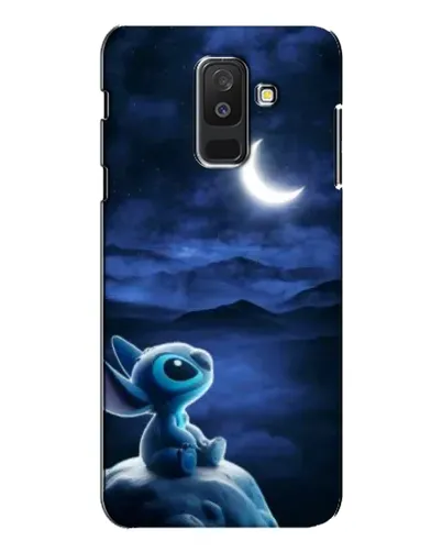 Чехол для Samsung Galaxy A6 Plus 2018 (A605) с картинкой «Лунная ночь Стича» Чехол для Samsung Galaxy A6 Plus 2018 (A605) с картинкой «Лунная ночь Стича»