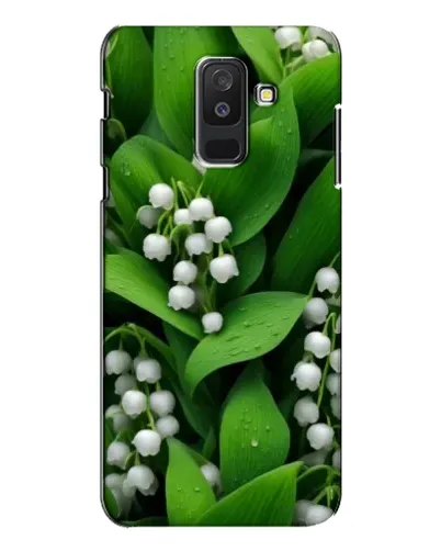 Чехол для Samsung Galaxy A6 Plus 2018 (A605) с картинкой «Ландыши в зелени»