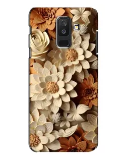 Чехол для Samsung Galaxy A6 Plus 2018 (A605) с картинкой «Бежевый флористический декор» Чехол для Samsung Galaxy A6 Plus 2018 (A605) с картинкой «Бежевый флористический декор»