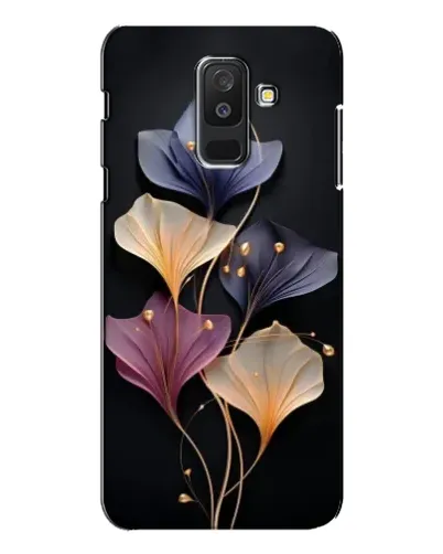 Чехол для Samsung Galaxy A6 Plus 2018 (A605) с картинкой «Лиловые цветы грации»