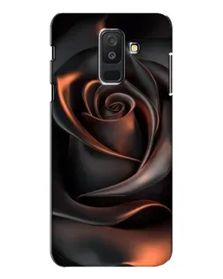 Чехол для Samsung Galaxy A6 Plus 2018 (A605) с картинкой «Шелковая черная роза» Чехол для Samsung Galaxy A6 Plus 2018 (A605) с картинкой «Шелковая черная роза»