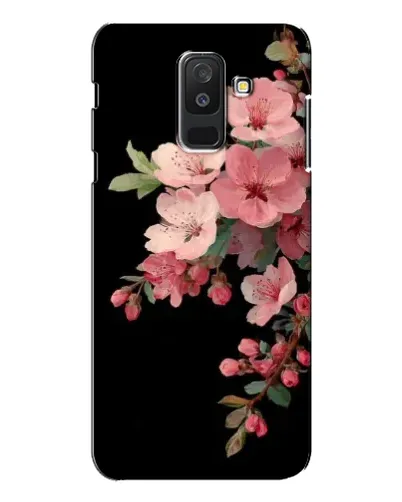 Чехол для Samsung Galaxy A6 Plus 2018 (A605) с картинкой «Розовая ветка сакуры»