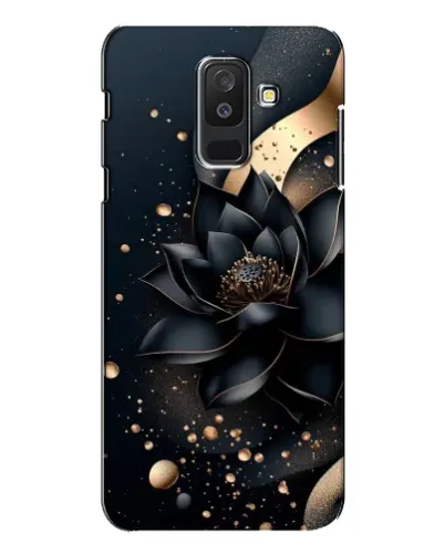 Чехол для Samsung Galaxy A6 Plus 2018 (A605) с картинкой «Черный лотос»