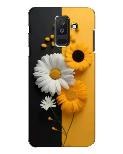 Чехол для Samsung Galaxy A6 Plus 2018 (A605) с картинкой «Подсолнух и ромашка»