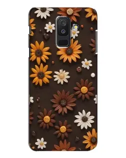 Чехол для Samsung Galaxy A6 Plus 2018 (A605) с картинкой «Узор из маленьких подсолнухов» Чехол для Samsung Galaxy A6 Plus 2018 (A605) с картинкой «Узор из маленьких подсолнухов»