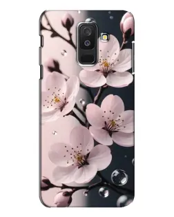 Чехол для Samsung Galaxy A6 Plus 2018 (A605) с картинкой «Нежная сакура и капли» Чехол для Samsung Galaxy A6 Plus 2018 (A605) с картинкой «Нежная сакура и капли»
