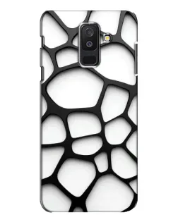 Чехол для Samsung Galaxy A6 Plus 2018 (A605) с картинкой «Белая объемная сетка» Чехол для Samsung Galaxy A6 Plus 2018 (A605) с картинкой «Белая объемная сетка»