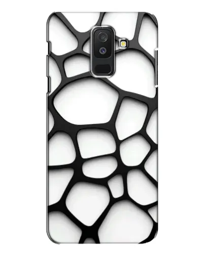 Чехол для Samsung Galaxy A6 Plus 2018 (A605) с картинкой «Белая объемная сетка» Чехол для Samsung Galaxy A6 Plus 2018 (A605) с картинкой «Белая объемная сетка»