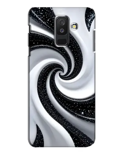 Чехол для Samsung Galaxy A6 Plus 2018 (A605) с картинкой «Черно-белая спираль» Чехол для Samsung Galaxy A6 Plus 2018 (A605) с картинкой «Черно-белая спираль»
