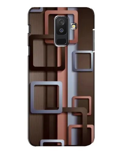 Чехол для Samsung Galaxy A6 Plus 2018 (A605) с картинкой «Коричневые объемные квадраты» Чехол для Samsung Galaxy A6 Plus 2018 (A605) с картинкой «Коричневые объемные квадраты»
